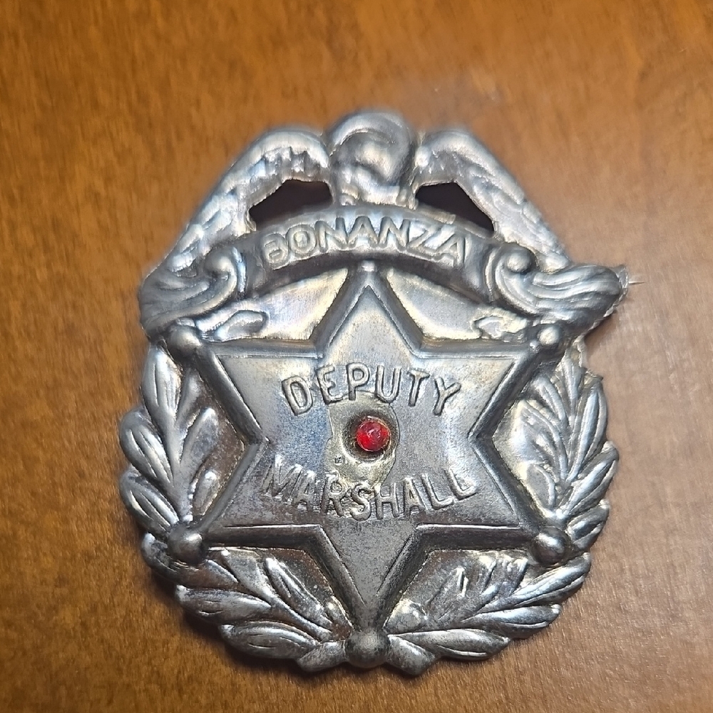 Bonanza Badge Replica Of Deputy Marshall Pin - Picture 3 of 5